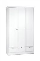 Landwood 18 Kleiderschrank 3T weiß