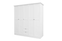 Landwood 19 Kleiderschrank 5T weiß