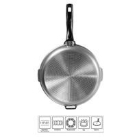 FUTURE Schmorpfanne mit Siebglasdeckel