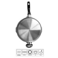 FUTURE Schmorpfanne mit Siebglasdeckel