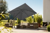 Schneider Ampelschirm RHODOS TWIST ca. 300 x 300 cm, anthrazit