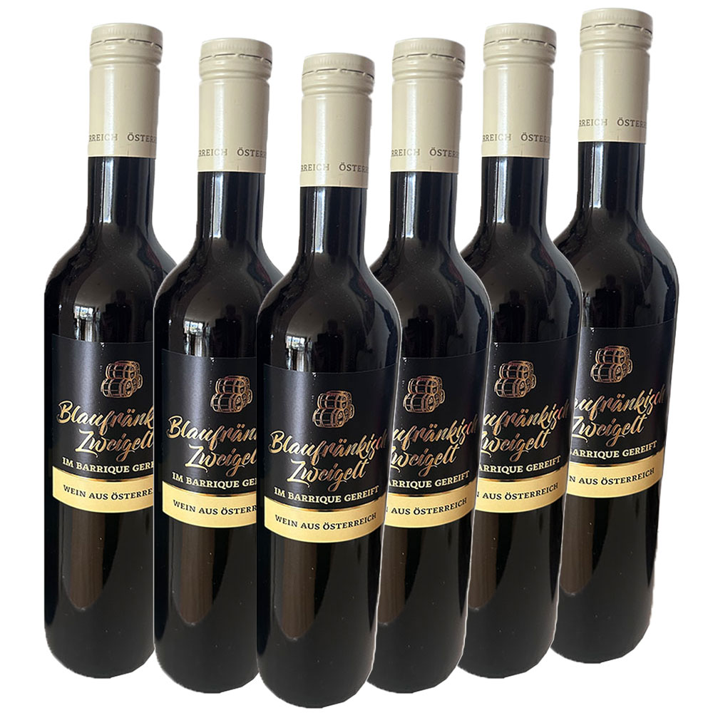 Blaufränkisch Zweigelt Premium Barrique - 6er Karton