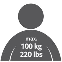 Bad-Hocker Max, weiß, PP / Stahl