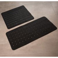 Badewanneneinlage Playa ca. 38x80 cm, schwarz, 100% TPE