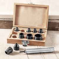 Locheisen-Set, 10 tlg., groß