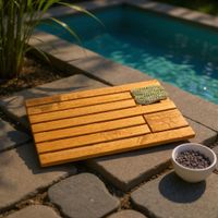 Promadino Fußabtreter mit Bürsten