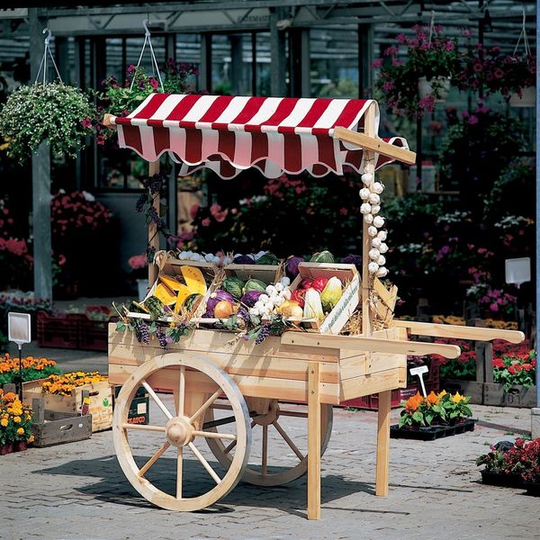 Promadino Marktwagen mit Baldachin