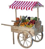 Promadino Marktwagen mit Baldachin