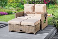 Lounge-Sofa "Bahia-Twin" 3in1
