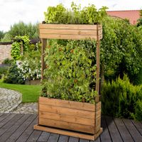 Vertikales Hochbeet CUBE2 mit Rankseile