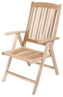Harms Hochlehner JAVA, Teak,5-fach verstellbar