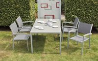 Harms Gruppe Grace 5tlg. / 1x Tisch / 4x Stapelstuhl