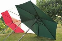 Harms Sonnenschirm GRÜN, Ø 300cm, 6 Streben