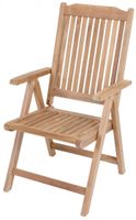 Harms Hochlehner SOLO,Teak,5-fach verstellbar