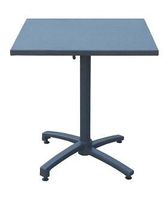 Harms Tischgruppe TREVISO 3 tlg., anthrazit / 1x Tisch 305253 / 2x Stapelstuhl 305254