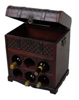 Harms Weinregal im Kolonialstil für 6 Flaschen