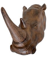 Harms Geweih Nashorn Wandskulptur