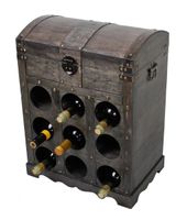 Harms Weinregal im Kolonialstil für 9 Flaschen