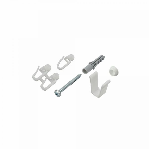 Zubehörset für Gardinenschiene, Vorhangschiene bis 180 cm 2-3-läufig