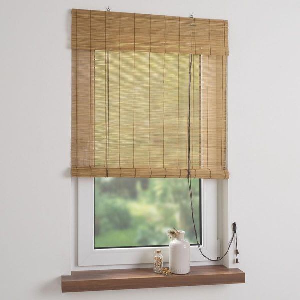 Bambusrollo, Rollo 240 x 90 cm, kirschbaum