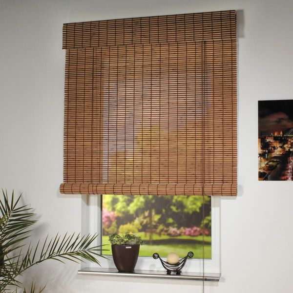 Holzrollo, Rollo 170 x 100 cm, natur