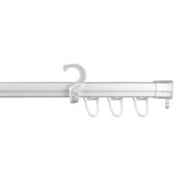 U-Storelaufschiene, U-Schiene, 170 cm, silbermatt