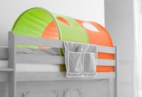 Tunnel für Hoch- und Etagenbetten "grün-orange"