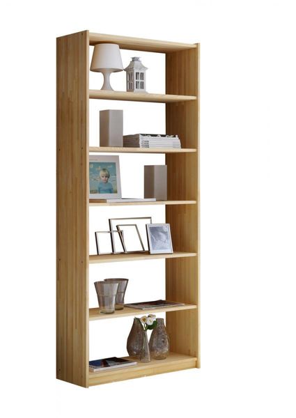 Standregal Fichte massiv Natur 200cm hoch