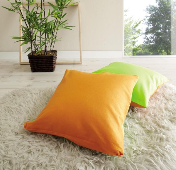 Kissen-Set "orange-grün"