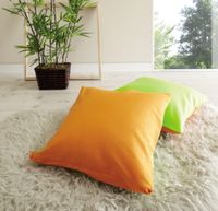 Kissen-Set "orange-grün"
