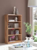 Standregal Simon Buche massiv Natur 145 cm hoch