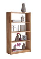 Standregal Simon Buche massiv Natur 145 cm hoch