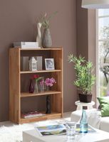 Standregal Simon Buche massiv Natur 110 cm hoch