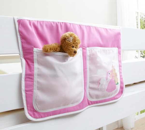 Bett-Tasche für Hoch- und Etagenbetten "Horse (pink)"