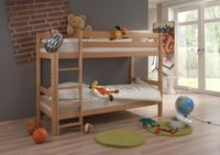 Etagenbett "Lupo G" Buche Natur