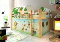 Hochbett "Malte" Kiefer Natur "Safari"