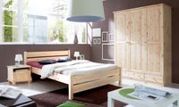 Doppelbett "Bora" 140x200 Natur