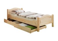 Einzelbett "Rita" 100x200 Natur