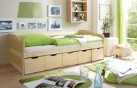 Sofabett mit Schubkästen "Maria" Natur