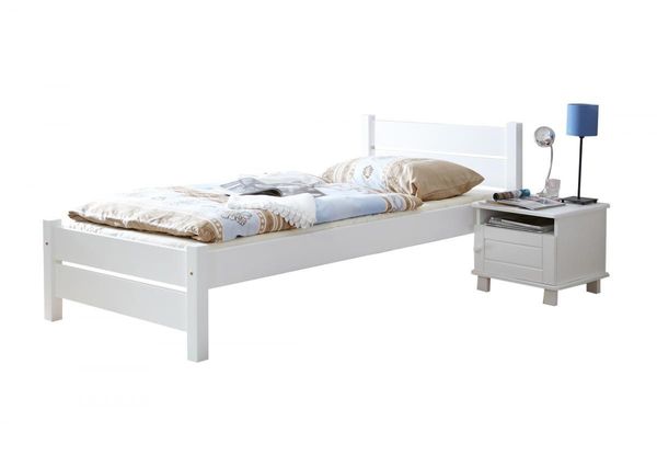 Einzelbett "Bora" 100x200 weiß