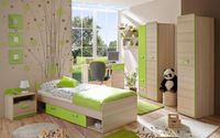 Kinderzimmer Jugendzimmer "Lori" 6-teilig grün