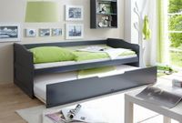 Sofabett mit Bettauszug "Marianne" grau