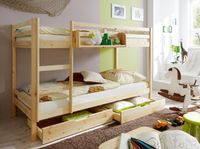 Etagenbett "Rene" Kiefer massiv Natur