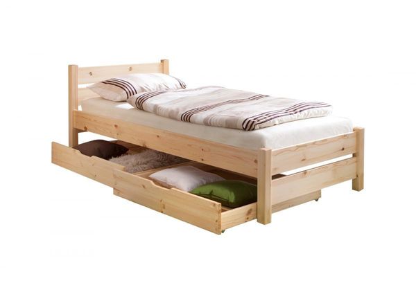 Einzelbett "Bora" 100x200 Natur