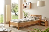 Einzelbett "Merci" 90x200 Buche bio geölt