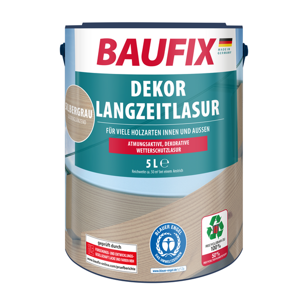 Dekor-Langzeitlasur silbergrau