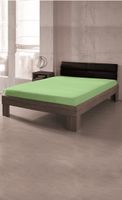 Premium Jersey Spannbetttuch 90-100x200 cm, apfelgrün