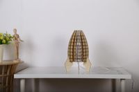 Tischlampe Aviator Holz