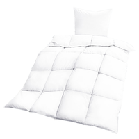 Kassettenbett, 135 x 200 cm (90% Feder, 10% Daunen)