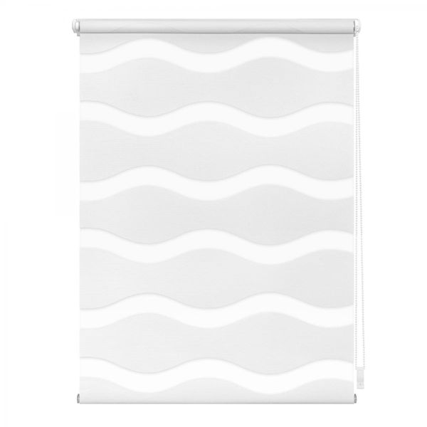 Duo Rollo Welle Klemmfix, ohne Bohren, Weiß, 80 cm x 150 cm (B x L)